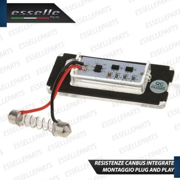 Placchette Luci Targa Led MINI R58 6000K Bianco