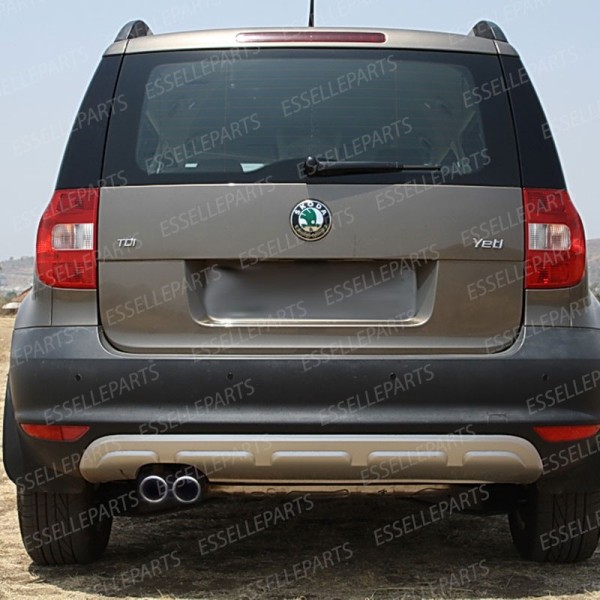 Terminale di scarico cromato MARMITTA FINALINO CROMATO INOX SKODA YETI