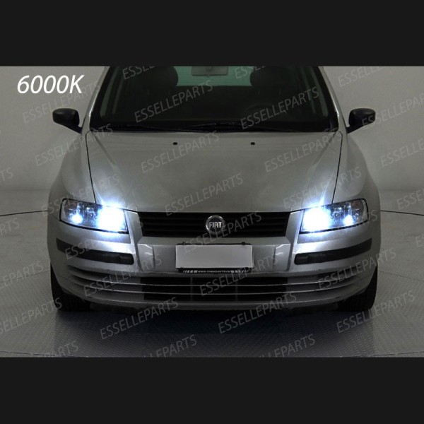 Conversione Fari Full LED Per Fiat Stilo 6000K Bianco Canbus