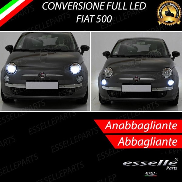 Conversione Fari Full LED FIAT 500