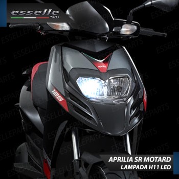 Conversione Fari Full LED Per Aprilia SR 6000K Bianco