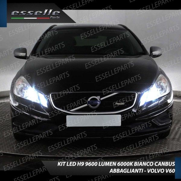 Conversione Fari Full LED 6000k canbus VOLVO V60  Luce Bianca No Error