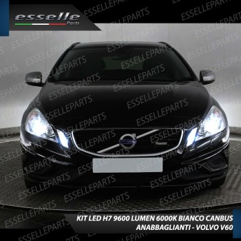 Conversione Fari Full LED 6000k canbus VOLVO V60  Luce Bianca No Error