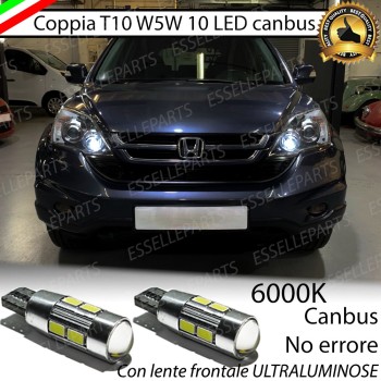 Lampade T10 W5W Canbus 10 LED no error luci posizione Honda CR-V III