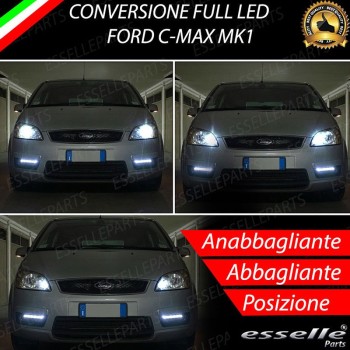 Conversione Fari Full LED 6000k canbus FORD C-MAX 1