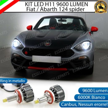 Kit Full Led 6000k canbus lampade per H11 FIAT 124 SPIDER