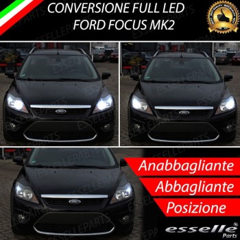 Conversione Fari Full LED 6000K bianco Ford Focus Mk2