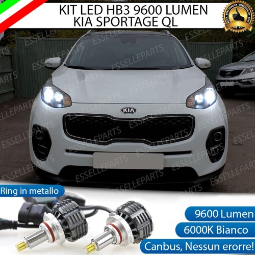 Kit Full LED coppia HB3 9600 LUMEN Anabbaglianti + Abbaglianti KIA SPORTAGE 4