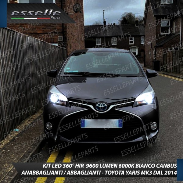 Conversione Fari LED 6000k canbus TOYOTA YARIS 3 DAL 2014