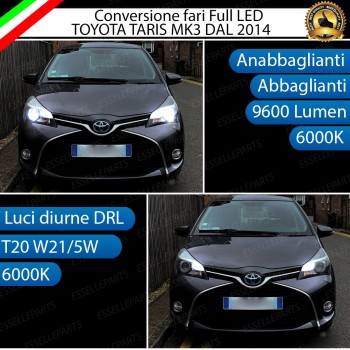 Conversione Fari LED 6000k canbus TOYOTA YARIS 3 DAL 2017