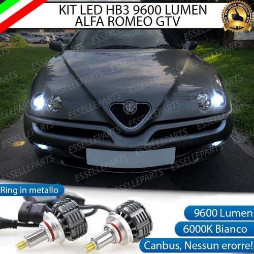 Kit Full LED coppia HB3 9600 LUMEN Anabbaglianti ALFA ROMEO GTV