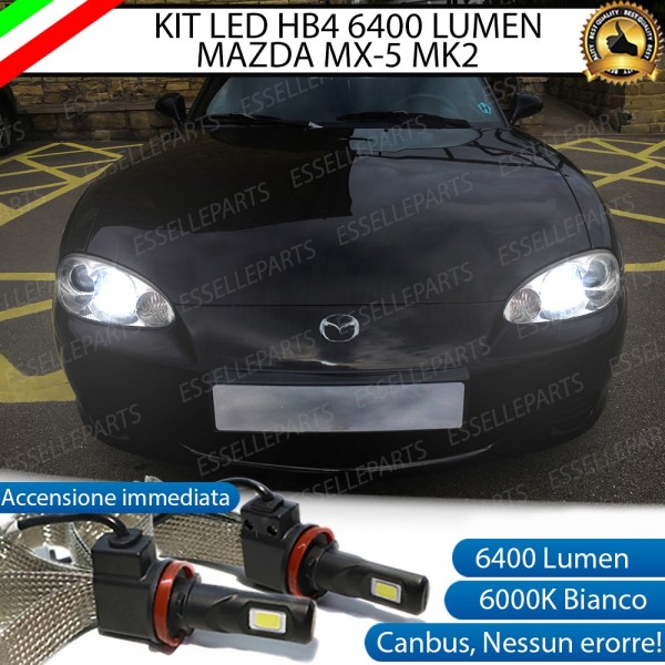 Kit Full LED HB4 6400 LUMEN Abbaglianti MAZDA MX-5 II
