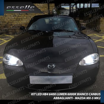 Kit Full LED HB4 6400 LUMEN Abbaglianti MAZDA MX-5 II