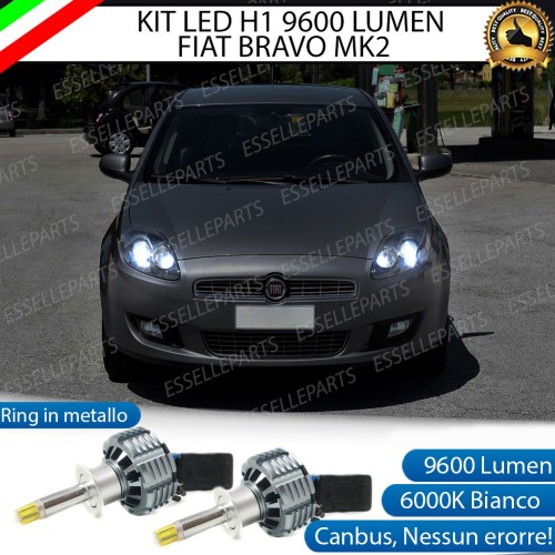 Kit Full LED coppia H1 9600 LUMEN Anabbaglianti FIAT BRAVO II