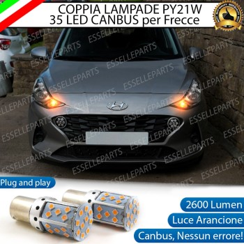 Coppia Frecce Anteriori PY21W 35 LED Canbus HYUNDAI I10 III