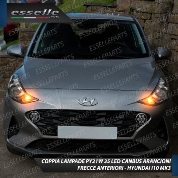 Coppia Frecce Anteriori PY21W 35 LED Canbus HYUNDAI I10 III