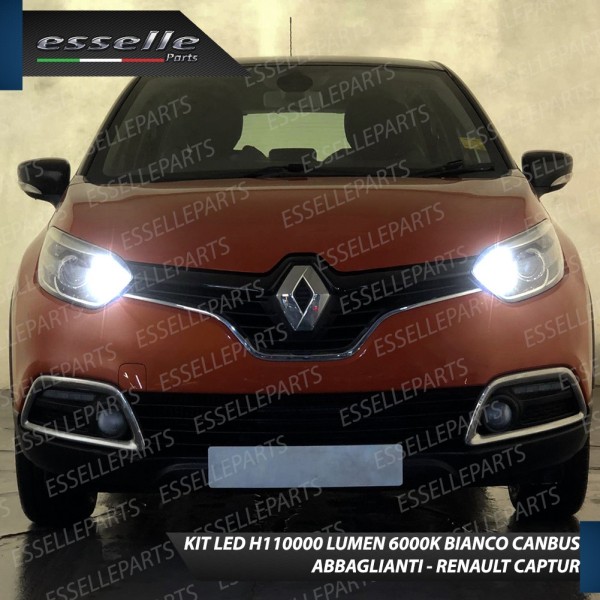 Conversione Fari Full LED 9600LM + 10000LM + 330LM Renault Captur Restyling