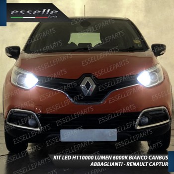 Conversione Fari Full LED 9600LM + 10000LM + 330LM Renault Captur Restyling