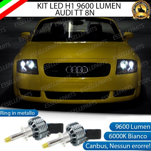 Kit Full LED coppia H1 9600 LUMEN Anabbaglianti AUDI TT 8N