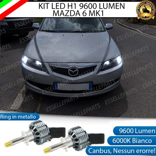 Kit Full LED coppia H1 9600 LUMEN Anabbaglianti MAZDA 6 I