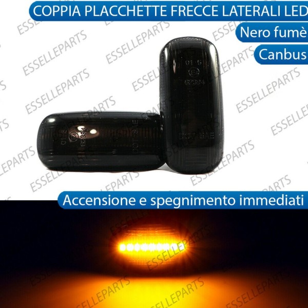 PLACCHETTE LATERALI NERE A 30 LED PER FRECCE SPECIFICHE PER AUDI A4 B6