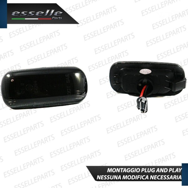PLACCHETTE LATERALI NERE A 30 LED PER FRECCE SPECIFICHE PER AUDI A6 C6