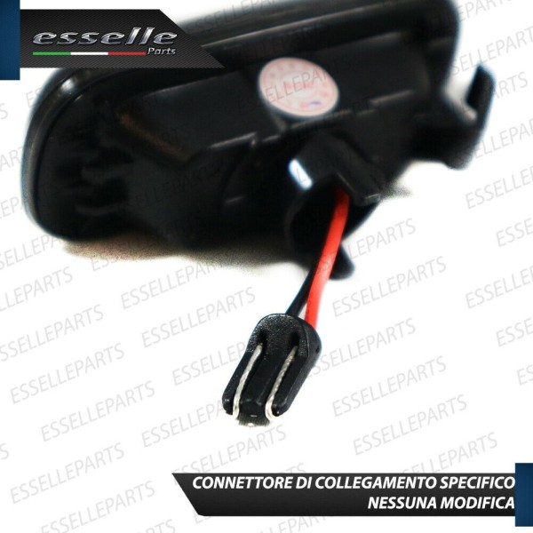 PLACCHETTE LATERALI NERE A 30 LED PER FRECCE SPECIFICHE PER AUDI A6 C6