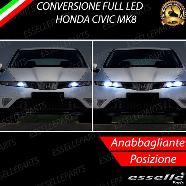 Conversione Fari Full LED HONDA CIVIC 8