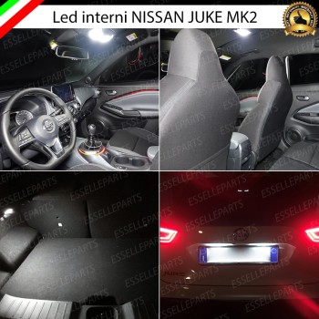 Kit LED Interni + LED Targa Per Nissan Juke MK2 6000K Canbus