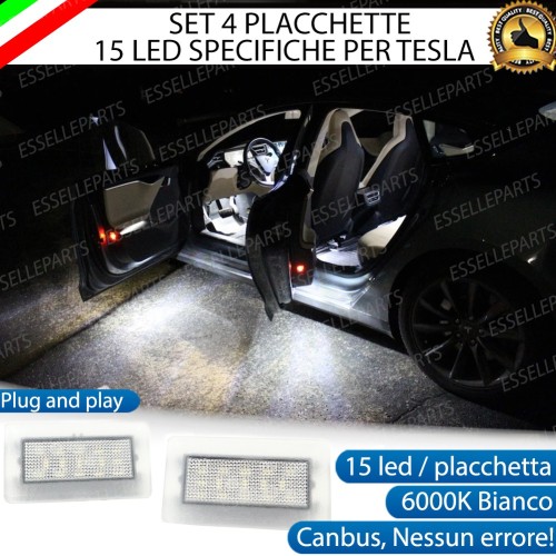 Placchette LED Antipozzanghera per Tesla Model S