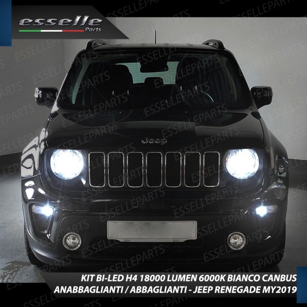 Conversione Fari Full LED 6000K bianco Jeep Renegade dal 2019