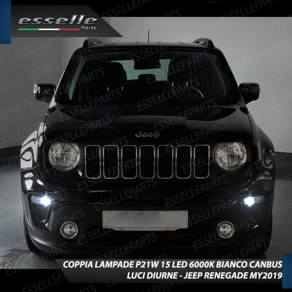Conversione Fari Full LED 6000K bianco Jeep Renegade dal 2019