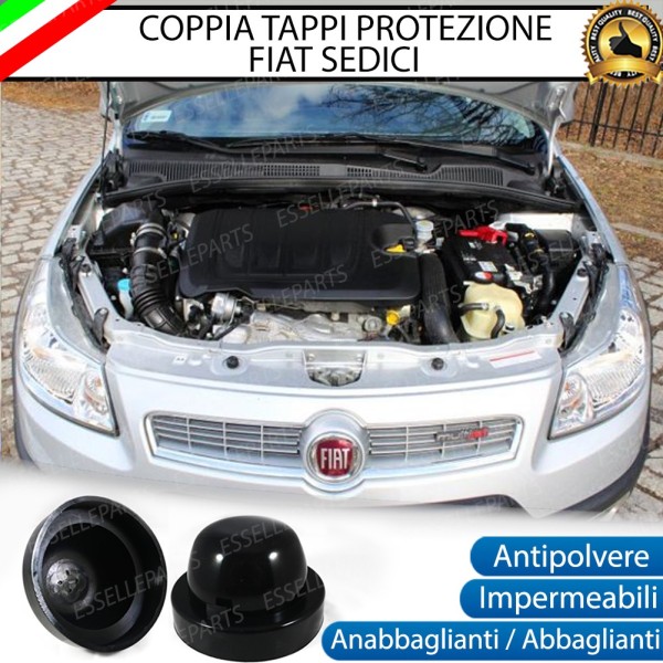 Tappi a cupola per Anabbaglianti H7 Fiat 500 2015 - 2022 (Coppia)