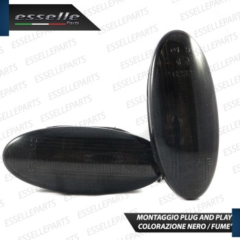 Placchette Dinamiche Laterali NERE a led per frecce specifiche NISSAN X-TRAIL DAL 2007 AL 2009