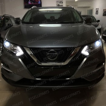 Conversione Fari Full LED Nissan Qashqai J11 Restyling 6000K