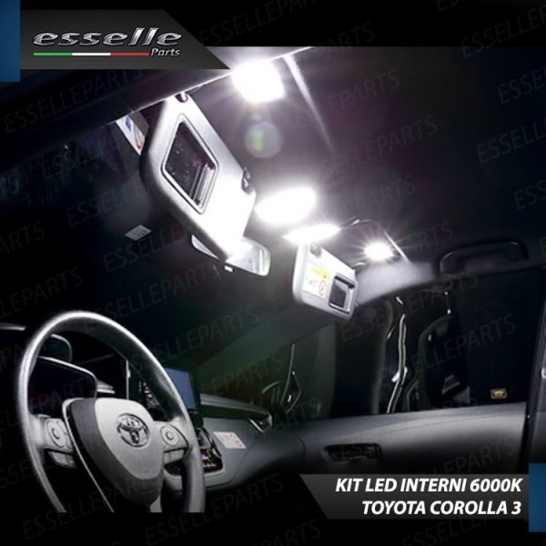 Kit LED Interni + Targa Per Toyota Corolla E210 6000K Canbus