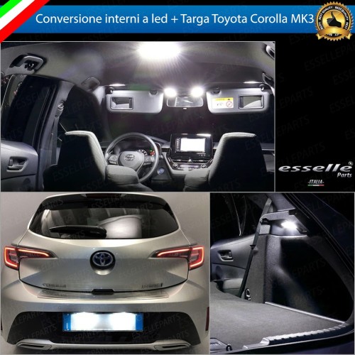 Kit LED Interni + Targa Per Toyota Corolla E210 6000K Canbus