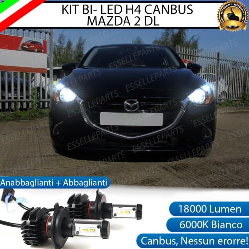 Kit Full LED H4 18000 LUMEN Anabbaglianti + Abbaglianti per MAZDA 2 III