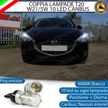 Luci di Posizione/Diurne 10 LED T20 MAZDA 2 III
