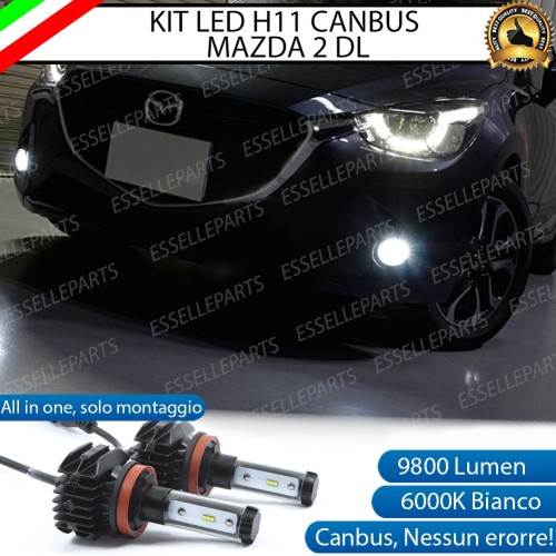 Kit Full LED H11 coppia lampade FENDINEBBIA MAZDA 2 III