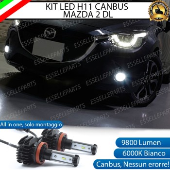 Kit Full LED H11 coppia lampade FENDINEBBIA MAZDA 2 III