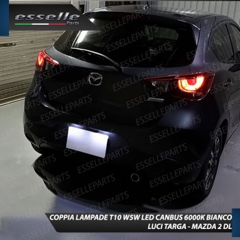 Luci Targa 9 LED Canbus 6000K per MAZDA 2 III