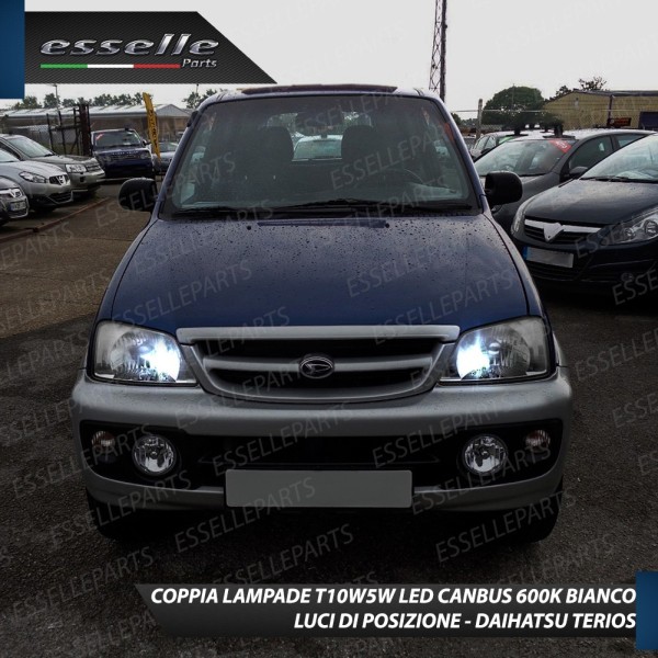 Luci posizione T10 W5W 5 LED Canbus Daihatsu Terios I