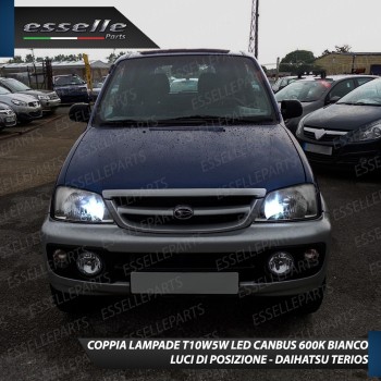 Luci posizione T10 W5W 5 LED Canbus Daihatsu Terios I
