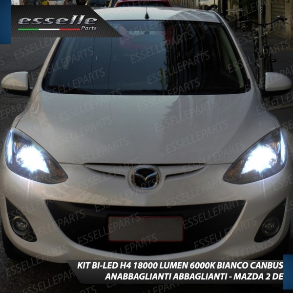 Kit Full LED H4 coppia lampade ANABBAGLIANTI/ABBAGLIANTI MAZDA 2 II