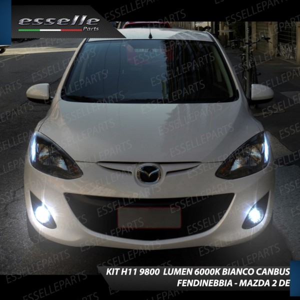 Kit Full LED H11 coppia lampade FENDINEBBIA MAZDA 2 II