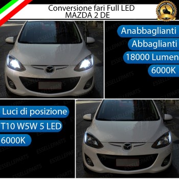 Conversione Fari Full LED MAZDA 2 II