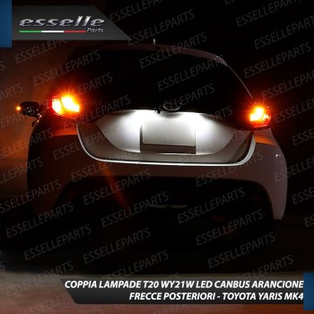 Coppia Frecce Posteriori T20 W21W 35 LED Canbus TOYOTA YARIS IV