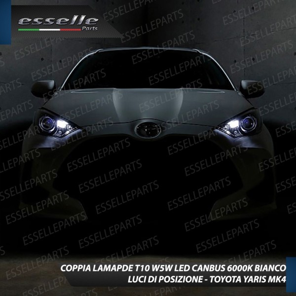 Kit Fari LED Completi Per Toyota Yaris 4 6000K Bianco Canbus