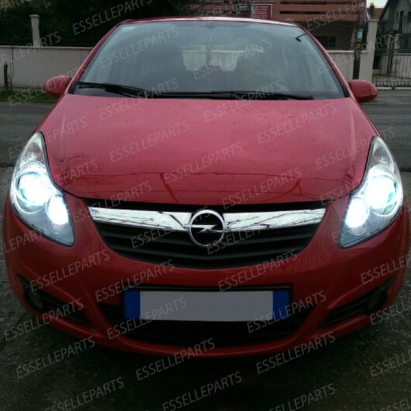 Conversione Fari Full LED 6000K bianco Opel Corsa D